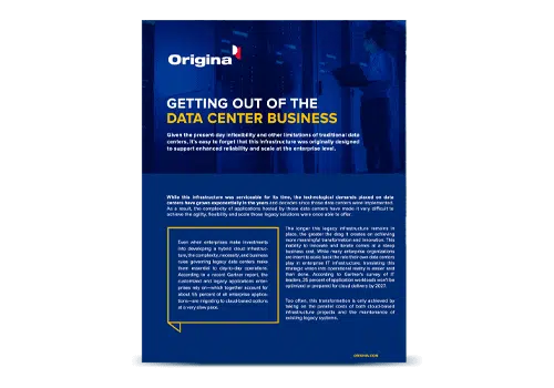 White Paper: Getting out of Data Center