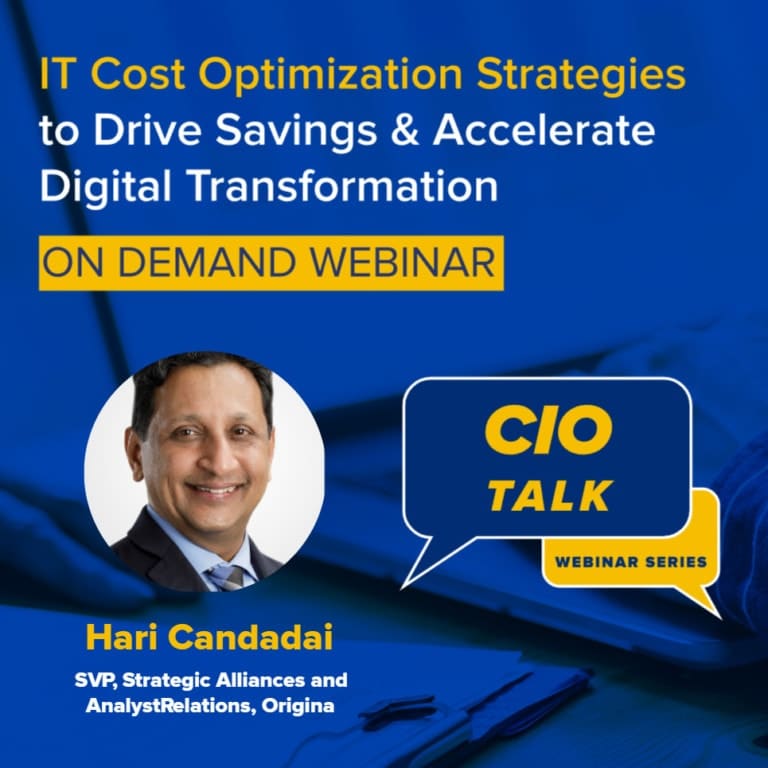 Webinar: CIO Talks - IT Cost Optimization Strategies