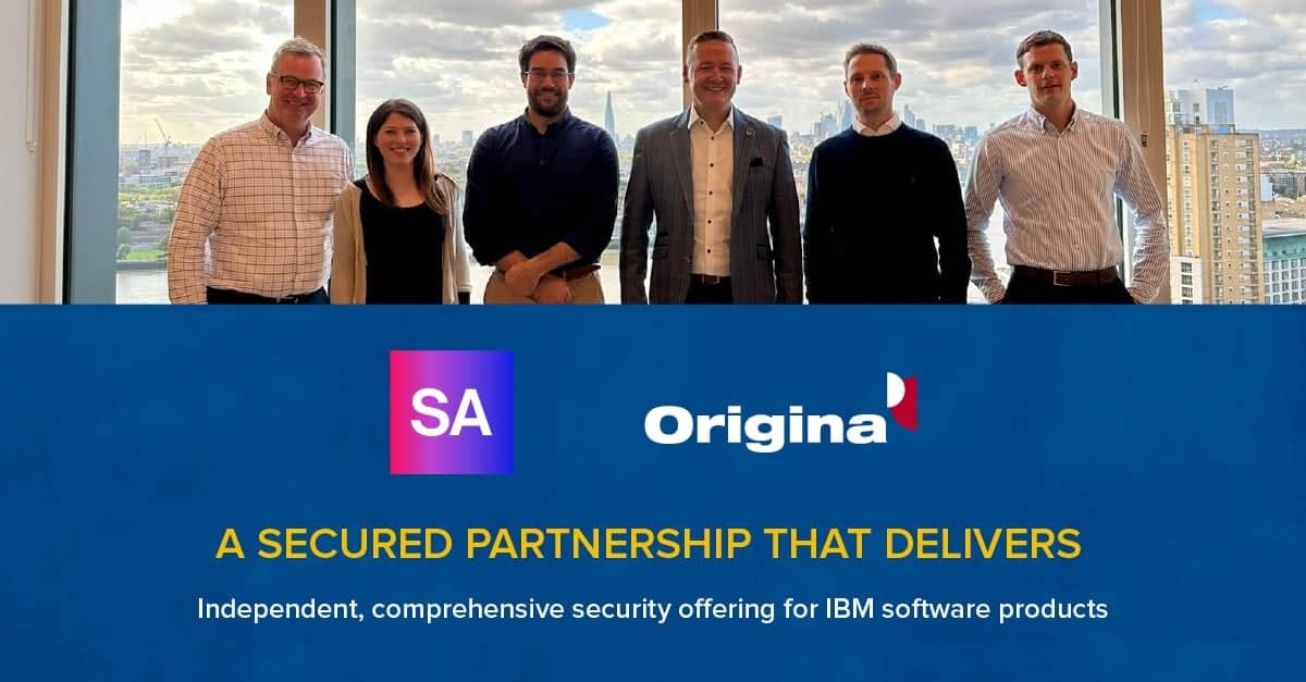 Origina with SecAlliance team in London office announcing new partnership