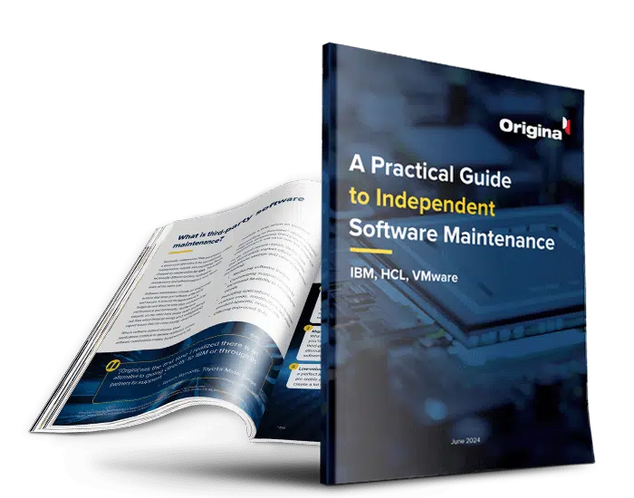Cover of Orgina's Independent Software Maintenance guide