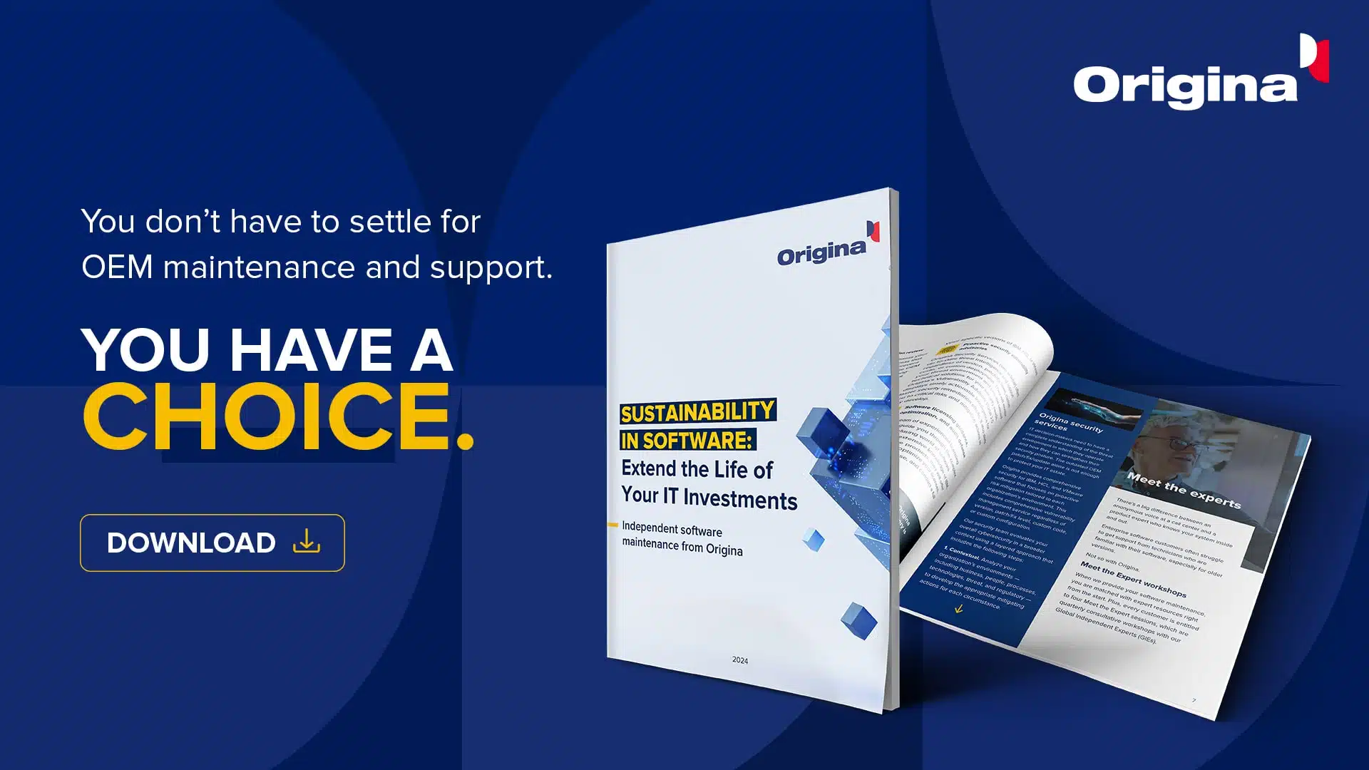 Origina Services - Extend the Life of Your IT Investments_e-book_Ad